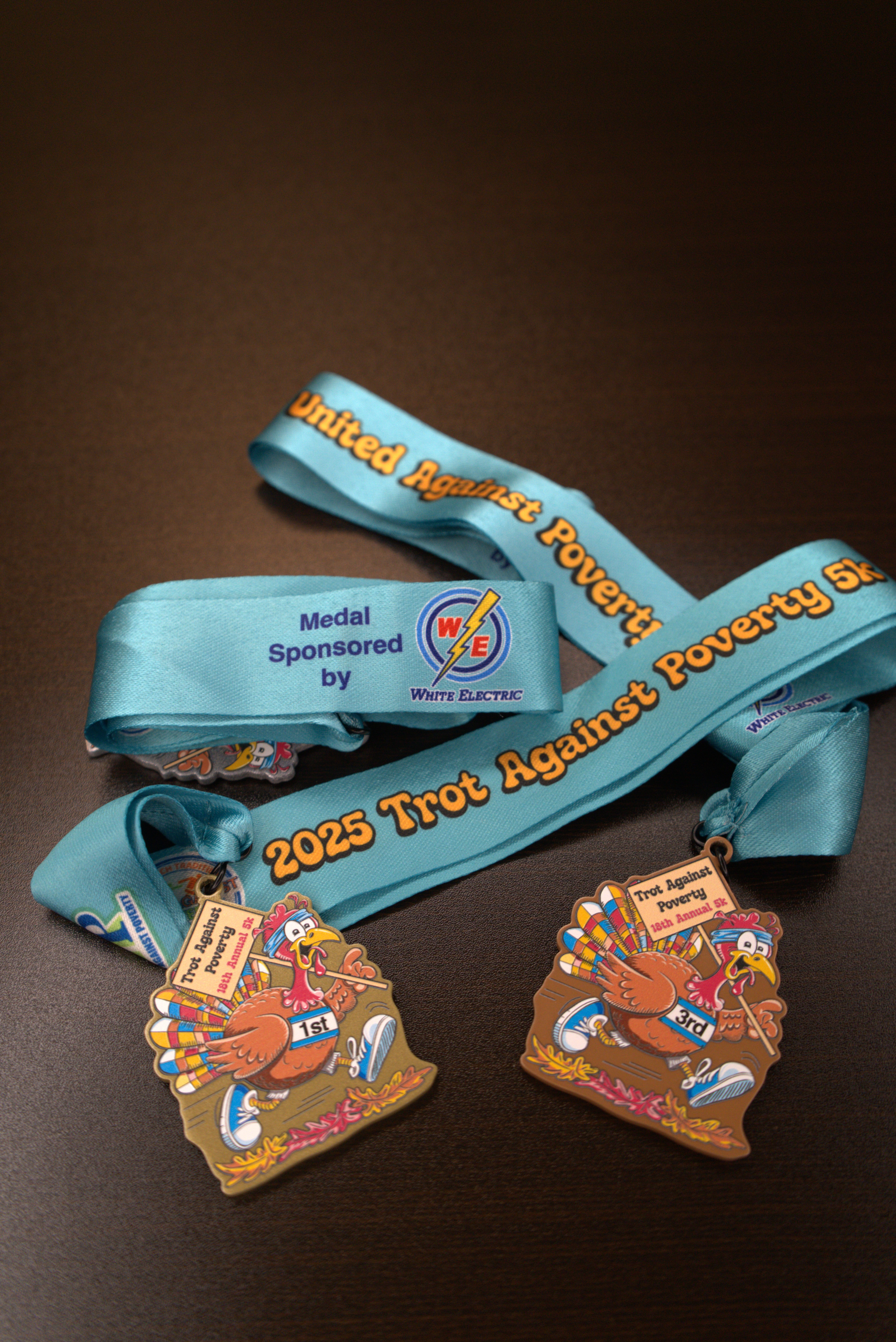2025 Trot Against Poverty Winners Medals